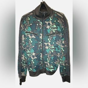 Adidas Camouflage Zip Up Jacket